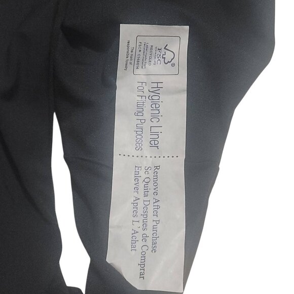 NWT-Women's Plus Swimwear in Size 2X, high-waisted-high leg bottom-color Black - Picture 3 of 4